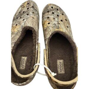 Crocs Mens Camo Classic Lined Clogs Size 13 Used, Slight wear